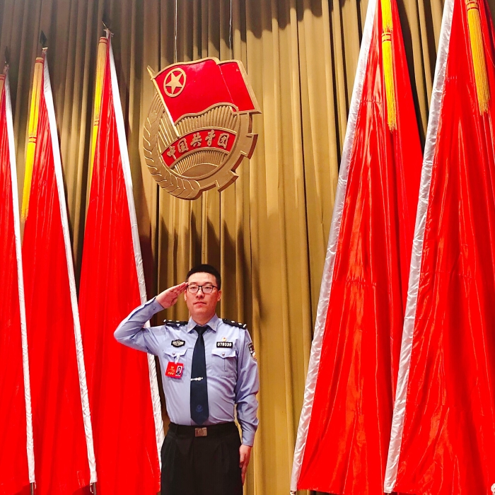2018年5月5日作为公安代表参加中国共产主义青年团攀枝花市第十一次代表大会（图1）.JPG